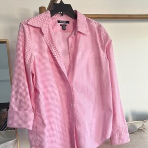 Chaps  Pink Gingham Shirt